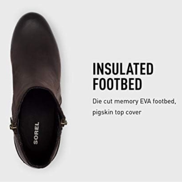 Sz11 Sorel Women's Blake Bootie - Rain - Waterproof - Picture 6 of 7